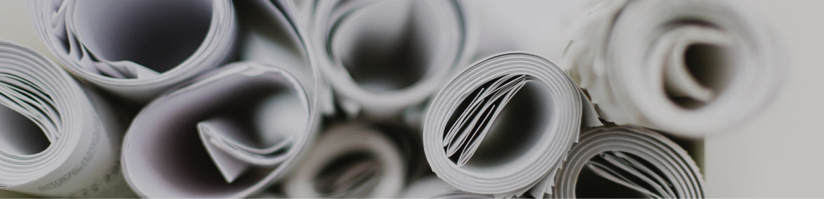 Rolled Up Blueprints